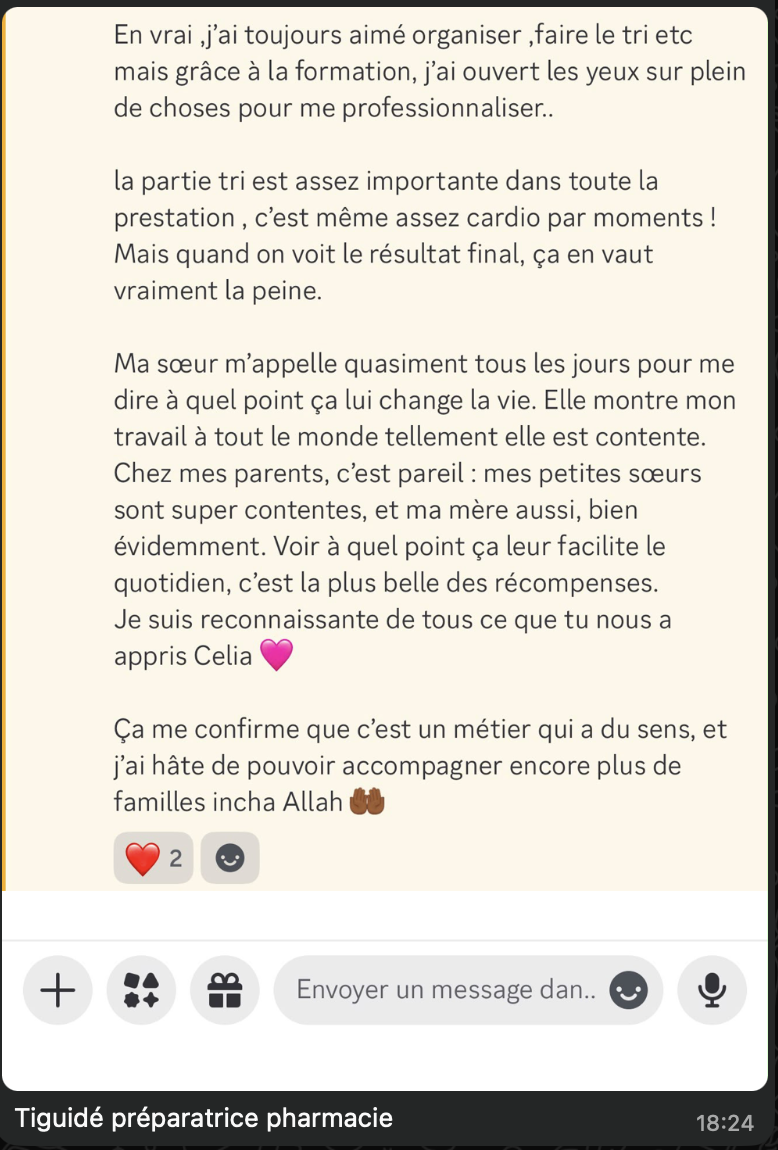 Témoignage authentique — Tiguidé · préparatrice pharmacie